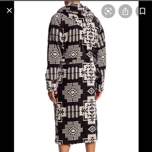Pendleton Jacquard Terry Chief Joseph Bathrobe M/L - Picture 5 of 14